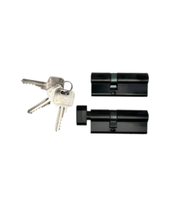 Komplet wkładek - system jednego klucz CZARNY